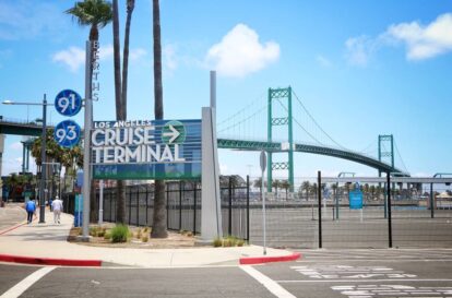 san pedro cruise terminal to long beach airport