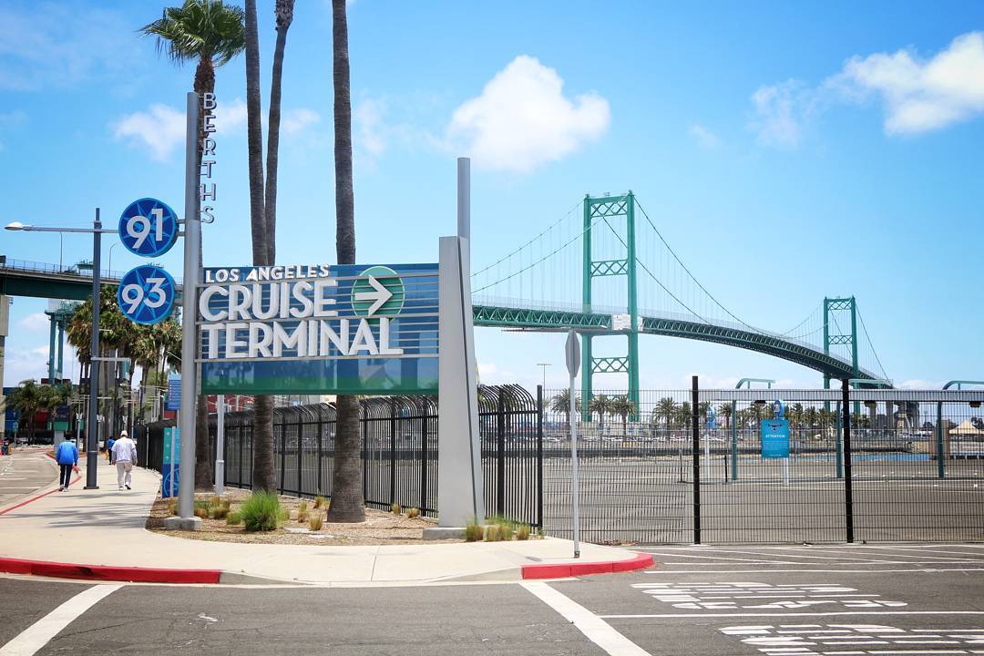 san pedro cruise terminal to long beach airport