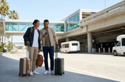 los angeles airport rental car pick up